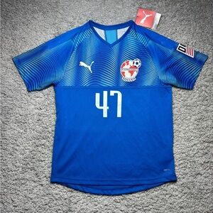 Puma Jersey Boys Extra Large Internationals Cup Drycell Activewear Athleisure